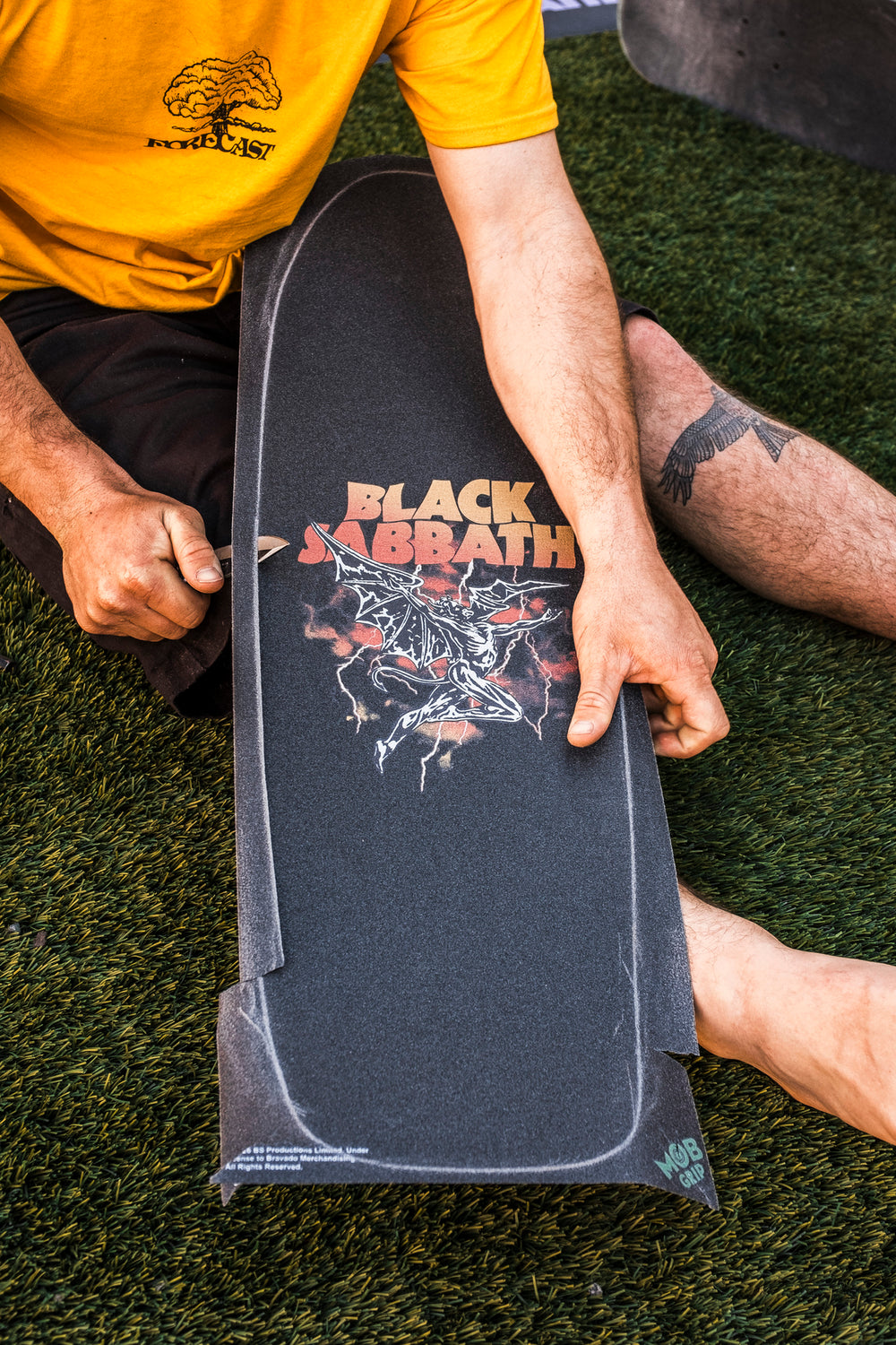 11in Henry 2 | Black Sabbath | Mob Skate Griptape