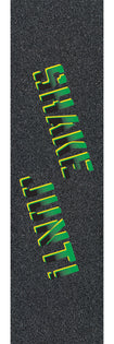 9in Shake Junt Big Spray Logo Green Fade Mob Skateboard Griptape Graphic