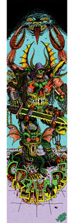 9in Creature riot1394 Hallucination Mob Skateboard Griptape Graphic