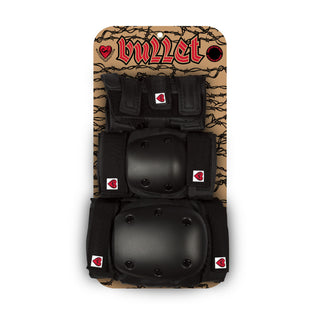 Junior Skateboard Pad Set Black