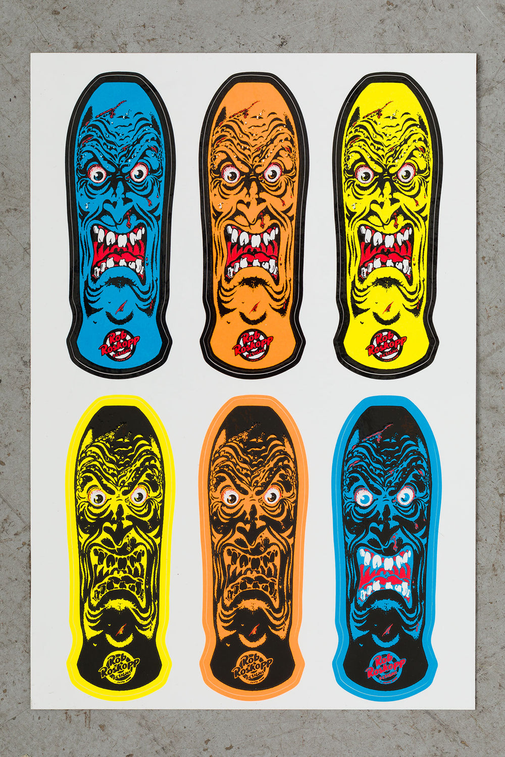 SANTACRUZ Rob Roskopp デッキ 5枚セット Rob Roskopp Signed Pack | Collectible Santa Cruz Skateboards
