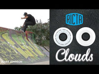54mm Clouds Black 92a | Ricta Skateboard Wheels