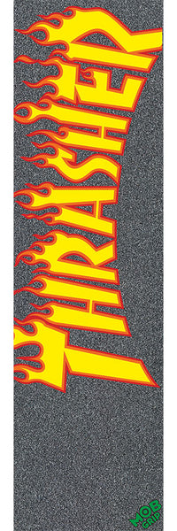 Mob Grip Grip Skateboard Thrasher Yellow and Orange Flame