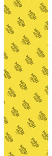9in Transparent Yellow Sheet Mob Skateboard Grip Tape Graphic