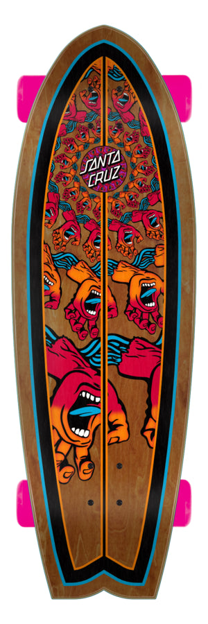 8.8in Mandala Hand Santa Cruz Shark Cruiser