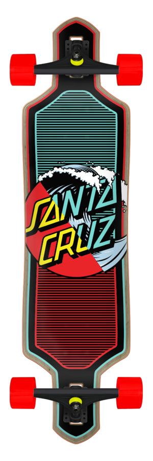 Derfra Gooey Apparatet Wave Dot Splice 9.0in | Longboard Skateboard | Santa Cruz