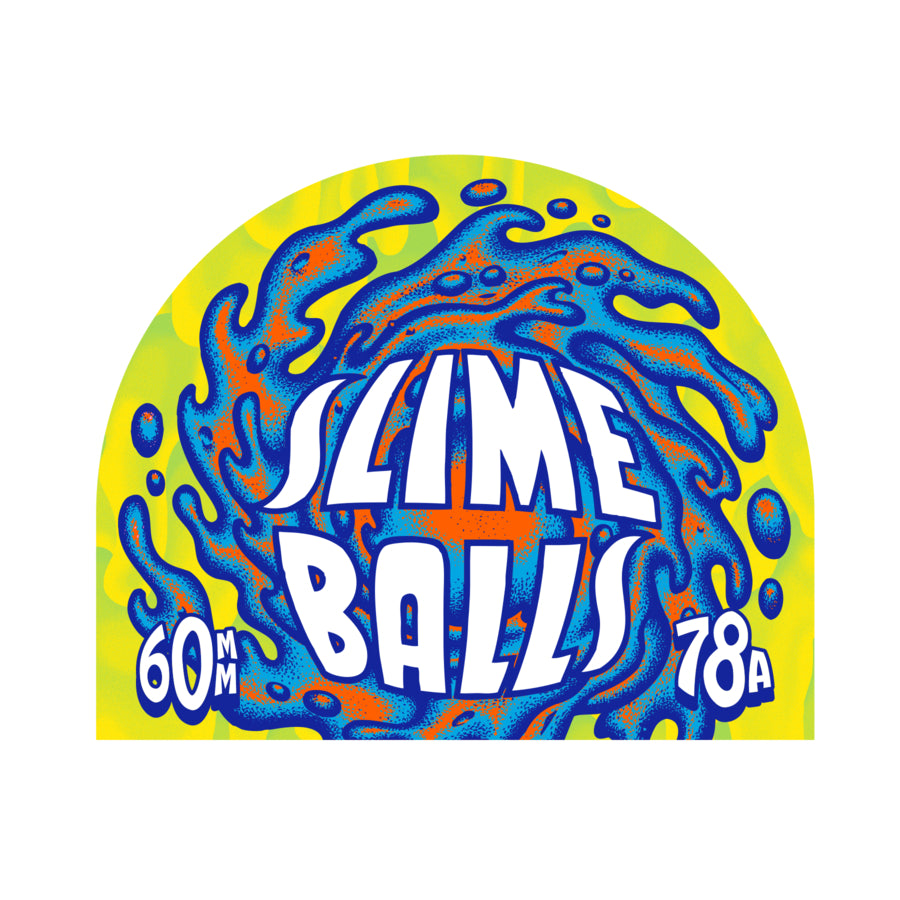 Slime Balls OG Slime 78A 60mm Skateboard Wheels - Green