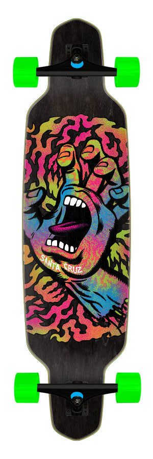 Obscure Hand 9.50in | Longboard Skateboard | Santa Cruz