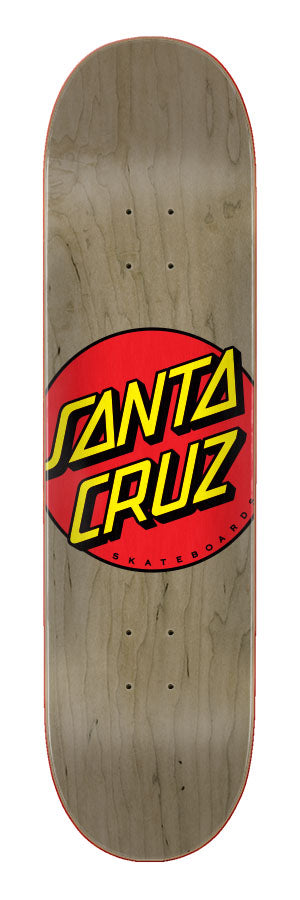 8.375in Classic Dot Santa Cruz Skateboard Deck