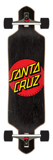 9.0in Classic Dot Santa Cruz Drop Thru Longboard No Color