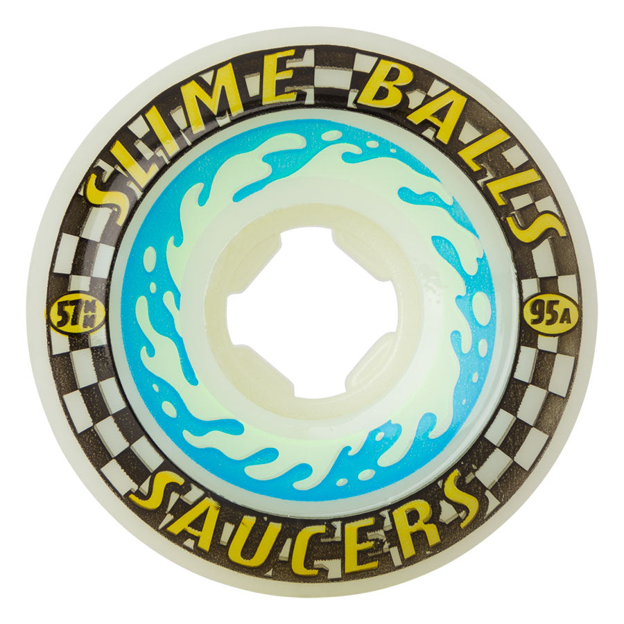 57mm Saucers 95a | Slime Balls Skateboard Wheels