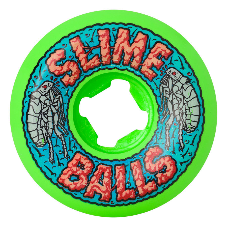 56mm Flea Balls Speed Balls Green 99a Skateboard Wheels Slime Balls