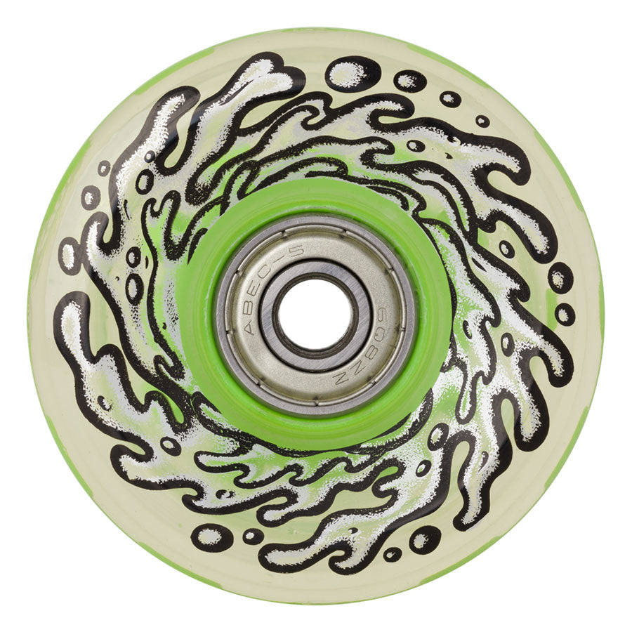 Slime Balls OG Slime 78A Skateboard Wheels - Trans Yellow - 66mm