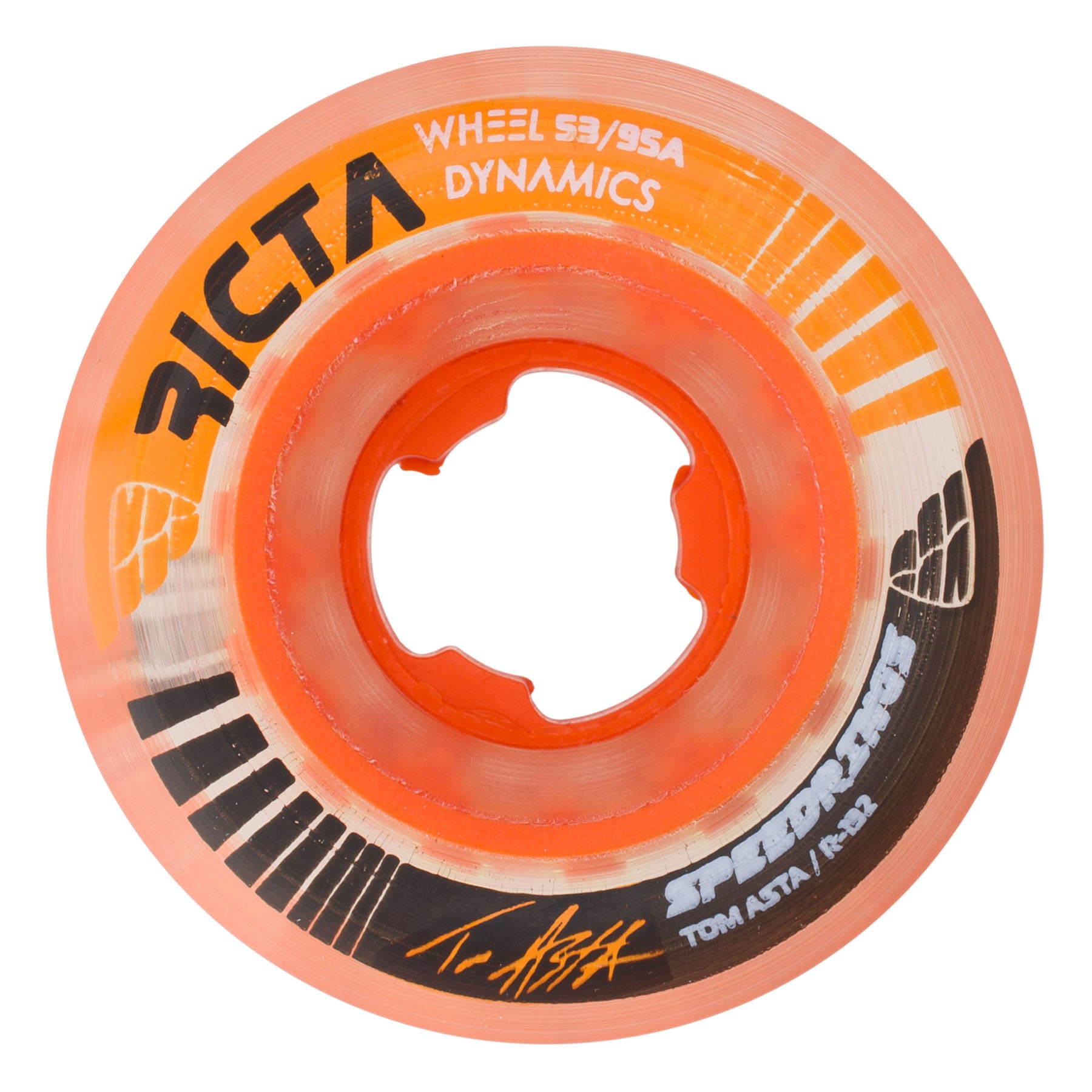 53mm Asta Speedrings Clear Orange Slim 95a | Ricta