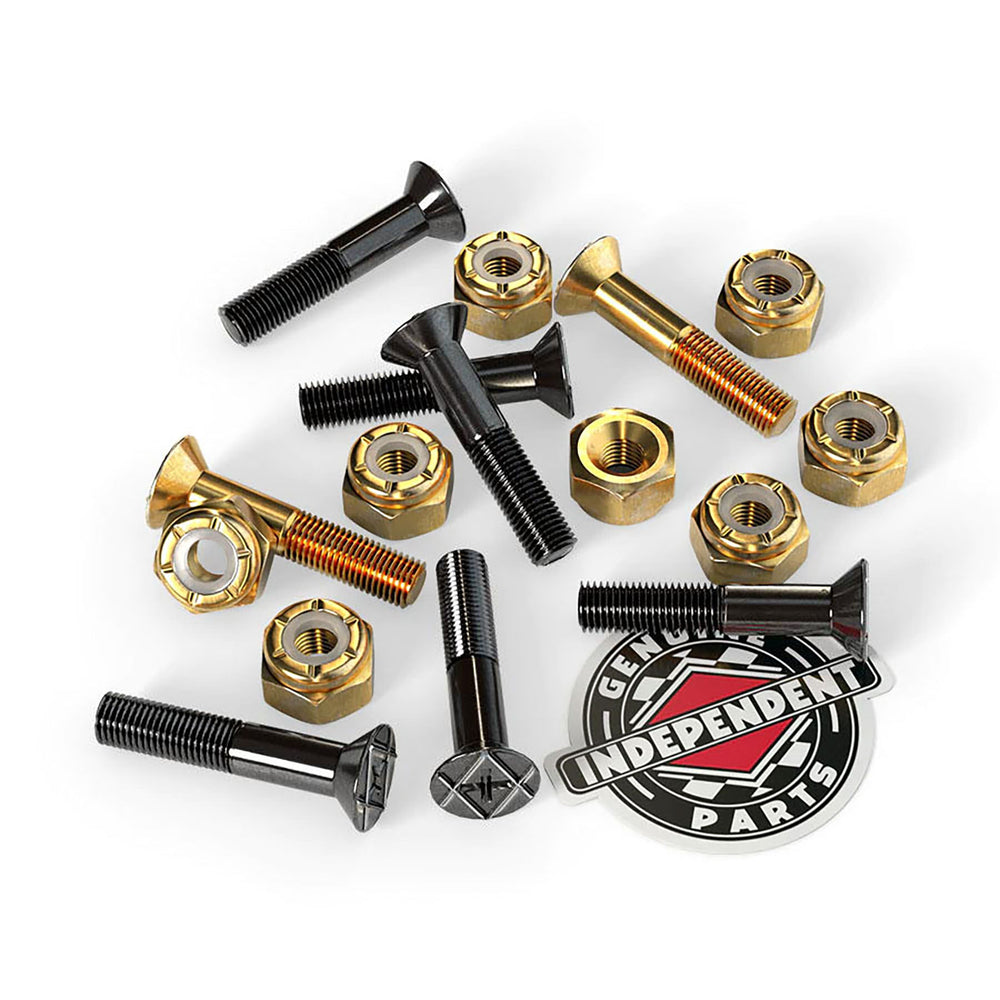 Black & Gold 1in Phillips Skate Hardware | Genuine Parts