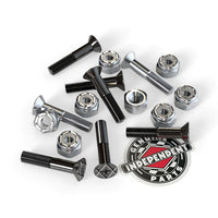 Black & Silver 7/8in Phillips Skate Hardware | Genuine Parts