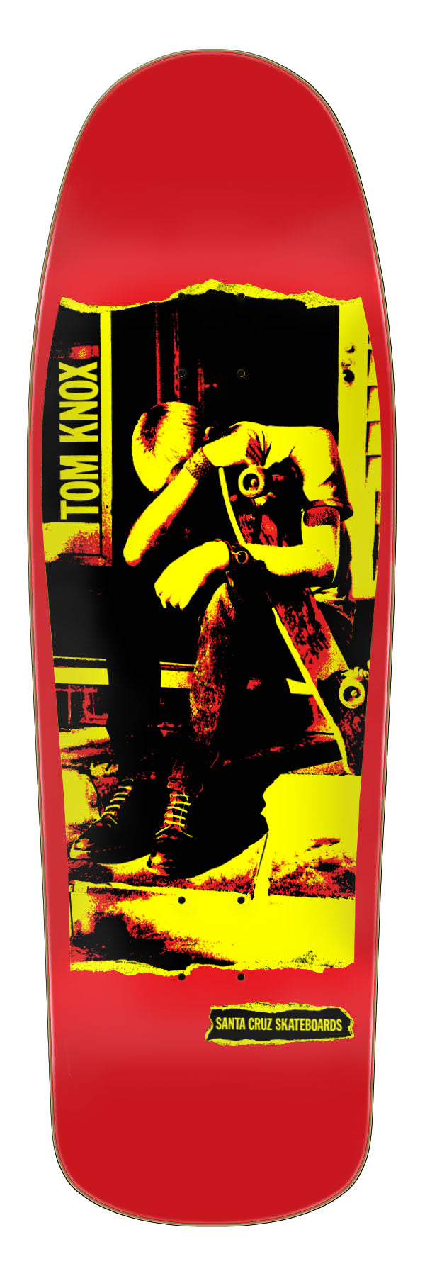 Knox Punk Red Reissue 9.89in Skateboard Decks Santa Cruz