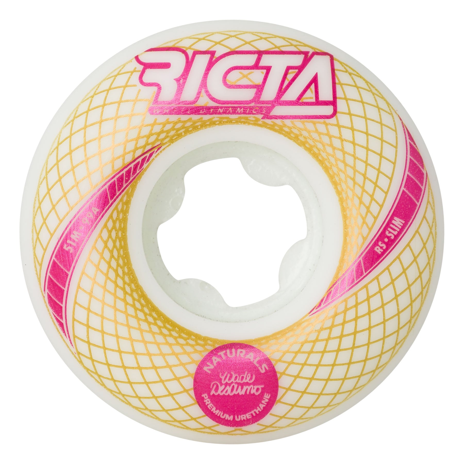 スケートボード RICTA WHEEL DYNAMICS NATURALS 51mm Desarmo Vortex Naturals White Slim 99a | Ricta