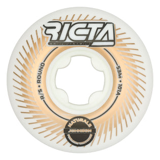 53mm Johnson Impeller Naturals Round 101a Ricta Skateboard Wheels No Color